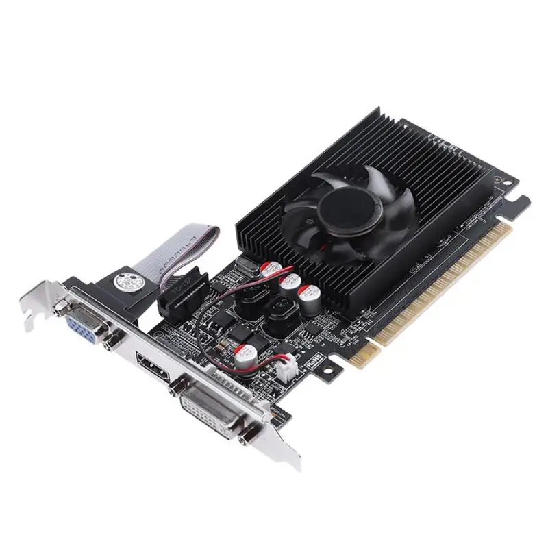 

1Pcs GT730 2G DDR3 64Bit HDMI DVI PCI-E Game Video Graphics Card for NVIDIA PC Gaming Video Card Desktop Graphics Cards Hot sale