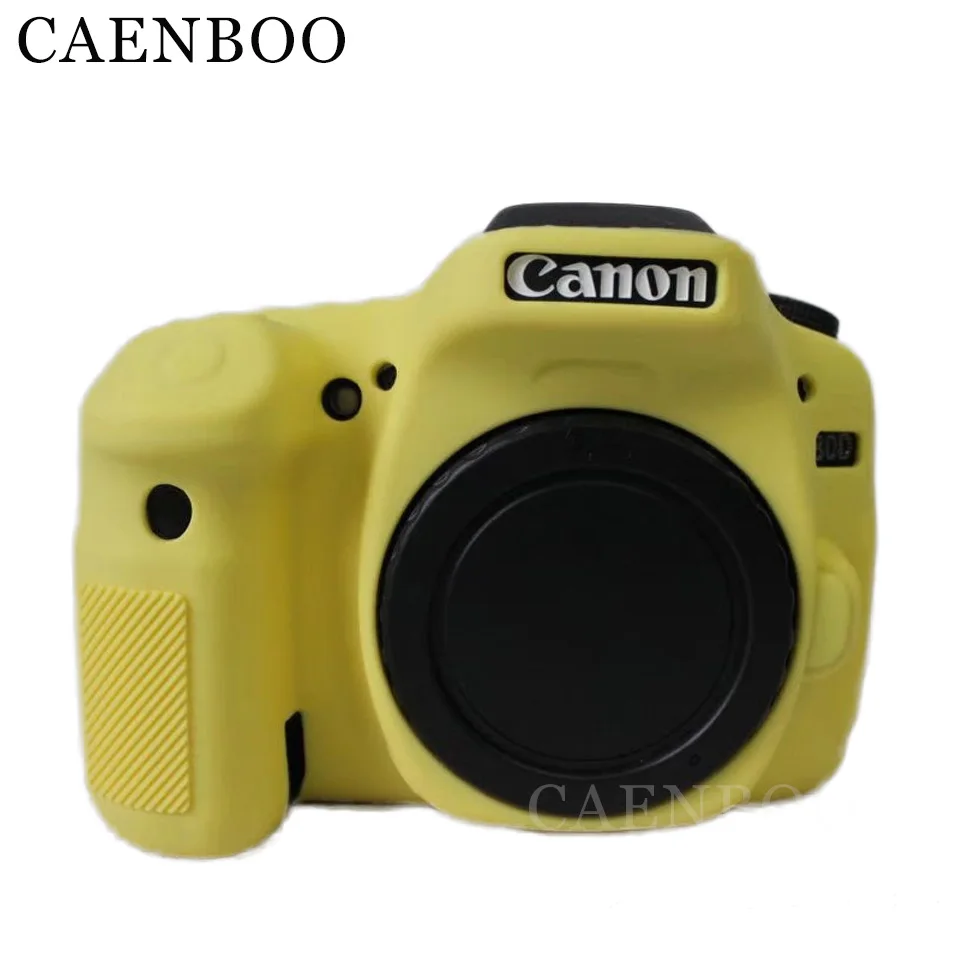 CAENBOO 80D Камера сумки Мягкая силиконовая резина Камера сумка для Canon EOS 80D Камера s тела чехол кожи гибкие протектор