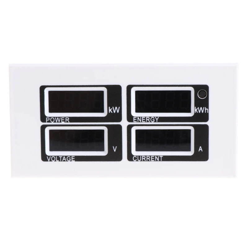 OOTDTY 4em1 Digital Amper&iacute;metro Volt&iacute;metro Watt Medidor De Energia De Energia AC 80-260 V 100A PZEM-004