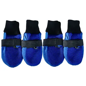 

4pcs/lot Small Pet Dog Shoes Breathable Puppy Cat Anti-slip Shoe Soft Mesh Chihuahua Teddy Casual Outdoors Sneaker