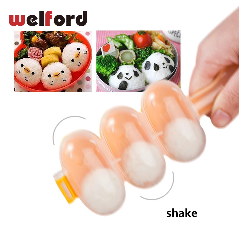 Sushi Rice Ball Mold,a Variety of Styles Easy to Use Make Your Rice Group Shape