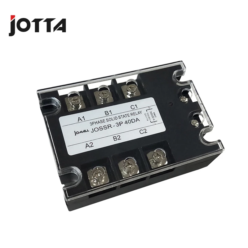Jotta SSR 10DA/25DA/40DA/60DA DC управление AC трехфазное твердотельное реле 480VAC 3-32VDC