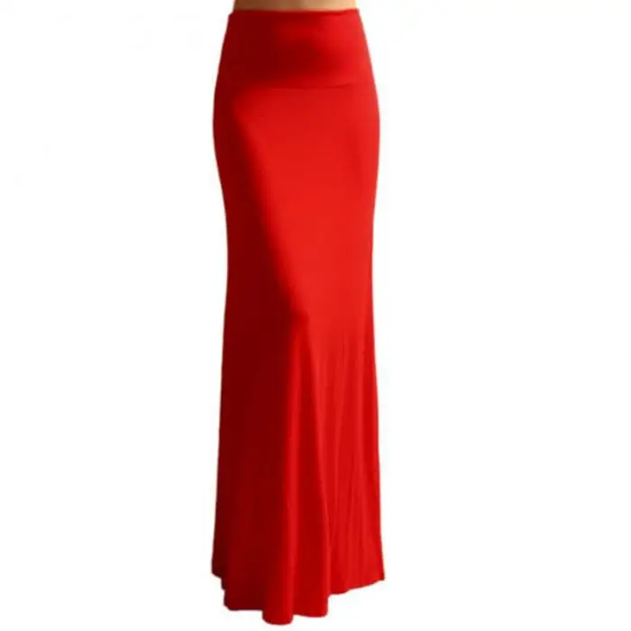 Женские Облегающие юбки яркие облегающие Облегающие юбки средней длины с высокой талией Женские Длинные повседневные юбки KNG88