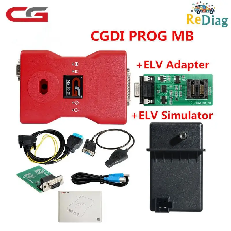 Оригинальный V2.8.5.0 CGDI Prog MB для Benz Поддержка всех ключей потеря самая быстрая