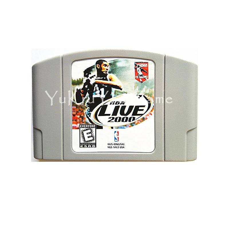 NBA Live 2000 видео игры Картридж Card для 64 бит консоли Системы английский США NTSC Версия N75