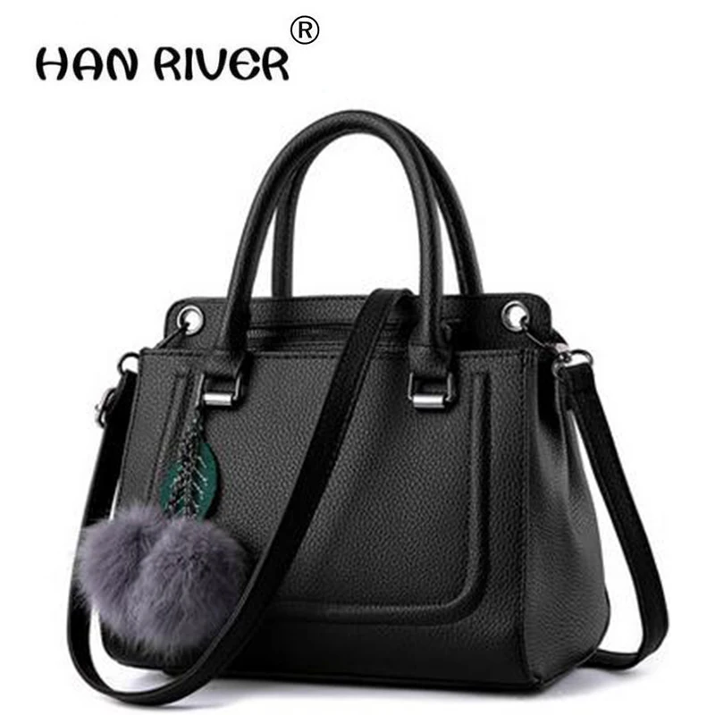 

2018 Sweet handbag fashion smiley bag double layer one shoulder cross-body bag for women