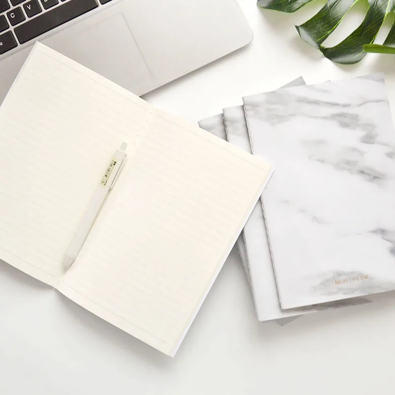 

Japanese Cute Stationery NOTE FOR SILENCE Marble Designs Soft Cover B5 Notebook Lines Composition Diary Stitching Binding