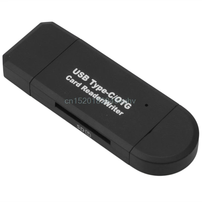 OOTDTY Multi Функция Card Reader USB-C Тип C/USB/Micro USB/OTG TF SD для Macbook/PC/телефон 3 в 1 Фирменная Новинка # Новый горячий