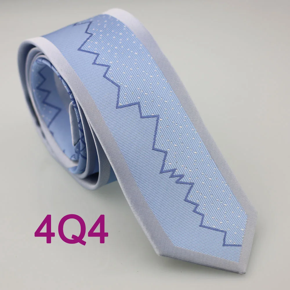 YIBEI coahella галстуки мужские обтягивающие галстук дизайн светло-голубой каймы порошок синие полосы пятна микрофибры галстук модный тонкий галстук