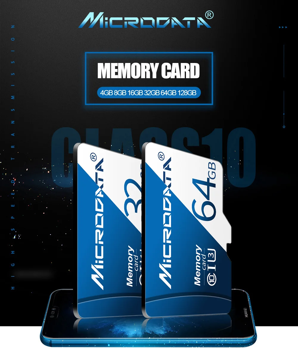 Ультра MicroData Micro SD карта 8 ГБ/16 ГБ/32 ГБ/64 Гб/128 Гб micro sd карта памяти carte memoire 32 Гб C10 Mini TF карта Бесплатный SD адаптер