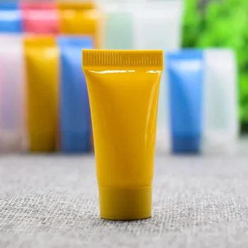 

100PCS 5 ML Colorful Empty Cream Tubes Cosmetic Lotion Container Travel Sample Bottle