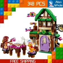 348pcs New The Starlight Inn Building Brick Blocks Model Bricks Princess Gifts Kids Toys Playset Compatible
