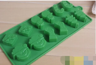 200 ШТ. Рождественский Чулок Форма Форма Силиконовая Для Льда Куб Mold Maker Мороженое Mold Maker Ice Плесень Бесплатно Fedex/DHL