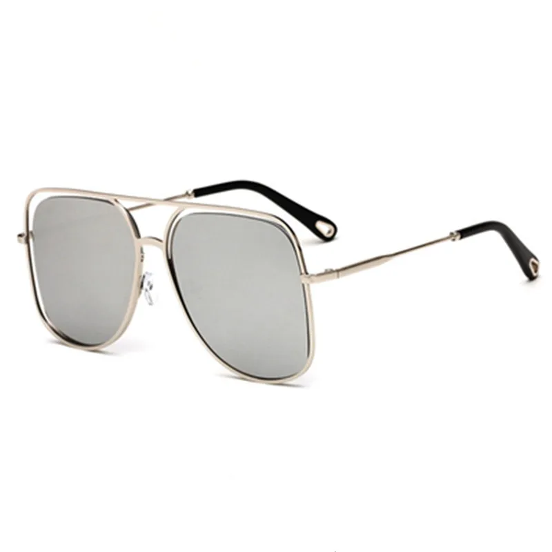 HBK унисекс Пилот солнцезащитные очки Modis Oculos De Sol feminino роскошные женские брендовые дизайнерские Винтажные Солнцезащитные очки леопардовые UV400 - Цвет линз: C3 Silver
