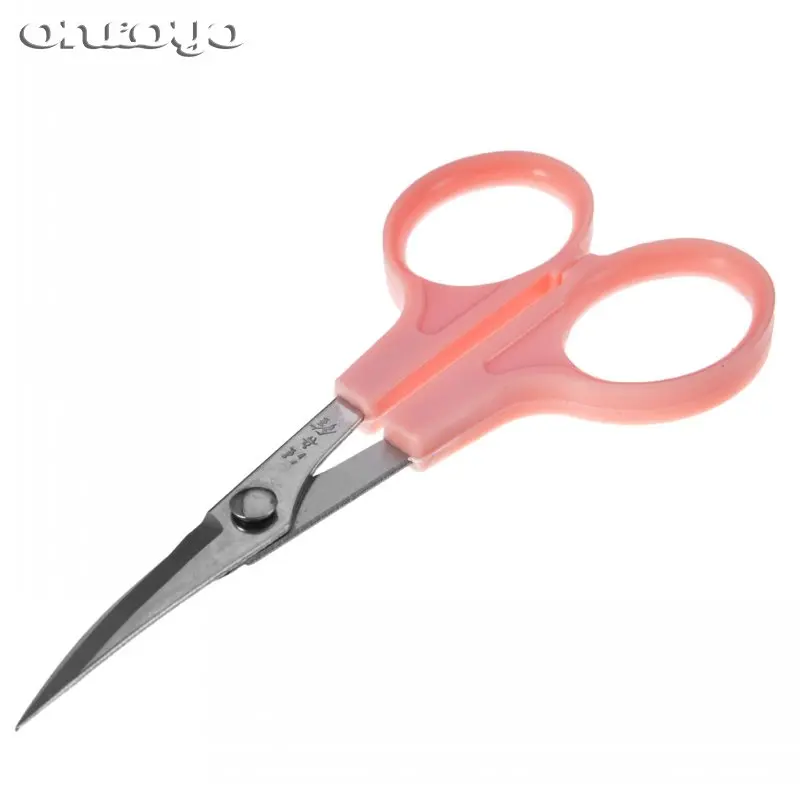 

Embroidered scissors the end of a single Curved scissors 4.5