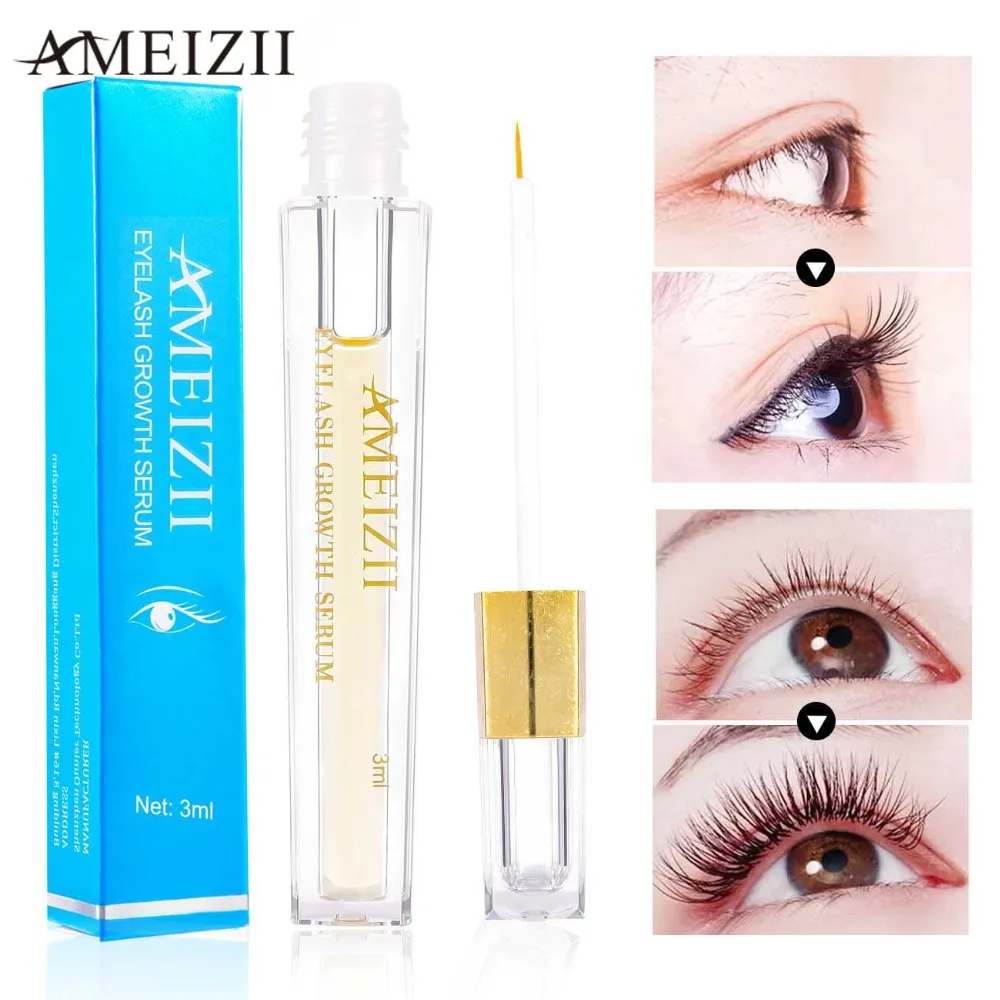 

AMEIZII Eyelash Enhancer Eye Serum Longer Thicker Herbal Eyelash Growth Treatment Eye Lashes Lengthening Lifting Essence Oil