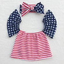 Летний милый топ с открытыми плечами для маленьких девочек рубашка с рукавами-клеш для маленьких девочек Одежда для девочек с реквизитами для фотосессий Топ, рубашка для малышей