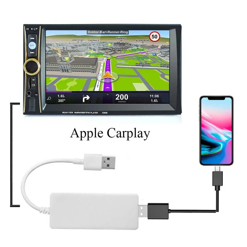 Автомобильный ключ VEHEMO USB Портативный Ключ навигационный проигрыватель