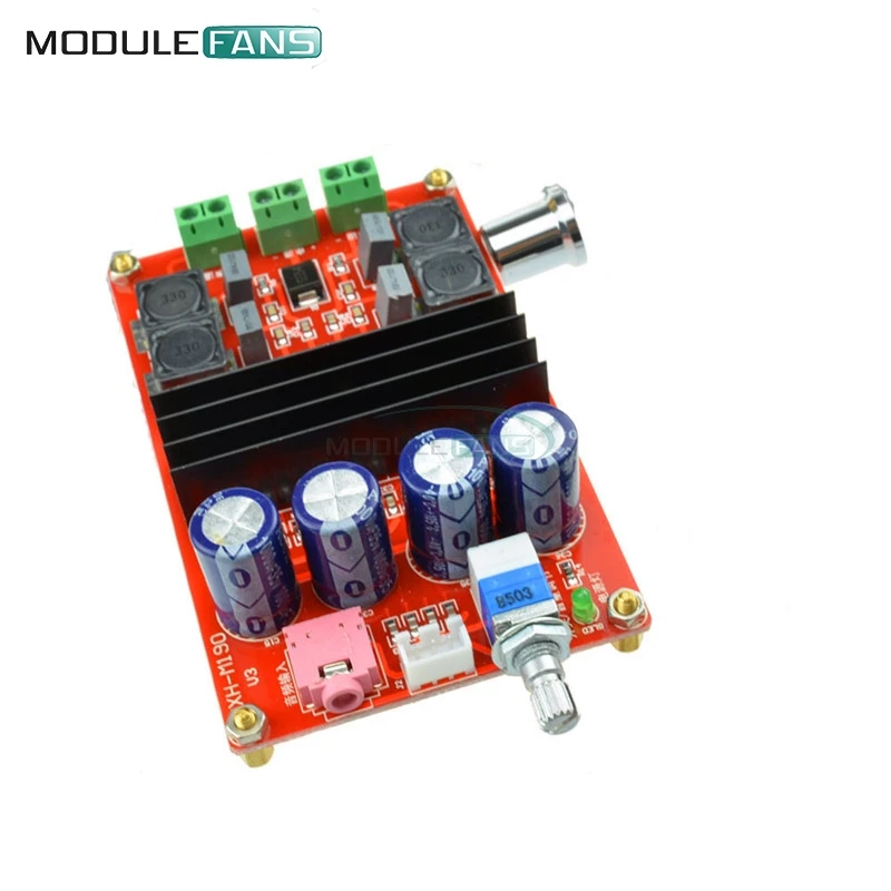 

2*100W TPA3116 D2 Dual Channel Digital Audio Amplifier Board 12V-24V for Arduino TPA3116D2 Two Channel Module 100w+100W