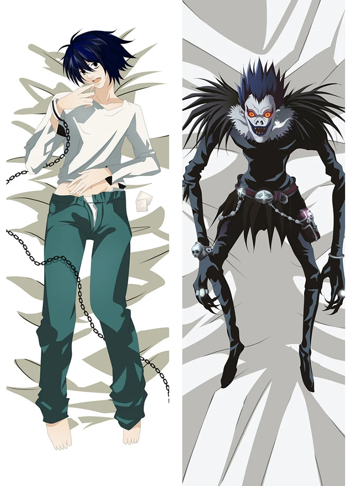 

Anime pillowcase Death Note Characters cool boy L.Lawliet otaku Dakimakura throw pillow cover hugging body pillowcase