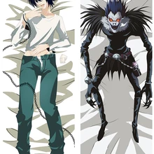 Наволочка с аниме Death Note персонажи cool boy L.Lawliet otaku Dakimakura наволочка