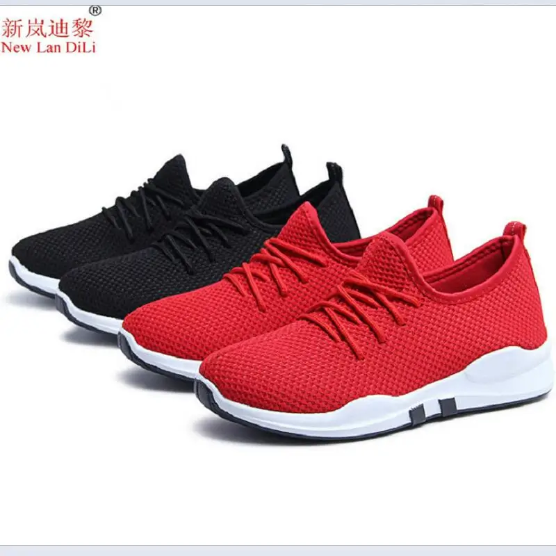 

Men's Sneakers Fly Weave Casual Shoes Women's Lightweight Sneakers Mesh Outdoor Walking Shoe Couple shoes Tenis Masculino Adulto