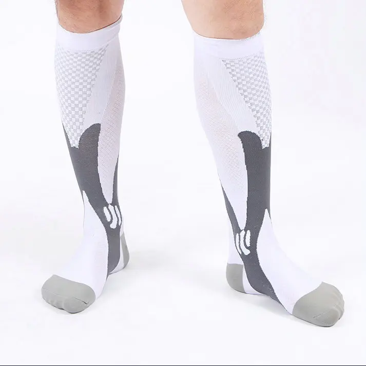 New Men Professional Compression Socks Breathable Travel Activities Fit for Nurses Shin Splints Flight Women Compression Socks