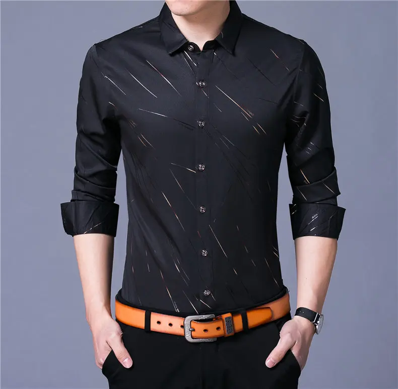 COODRONY Casual Shirts Long Sleeve Shirt Men Dress Brand Clothes Autumn New Arrivals Cotton Camisa Masculina Plus Size 8742