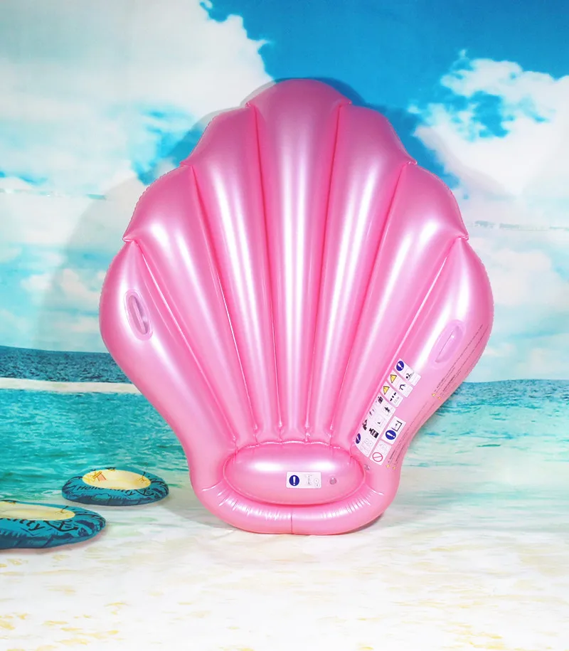 Sunnylife Adult swimming ring pool vison water park toys air pink shell floating accessories tube rafting toys (4)