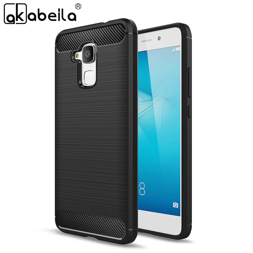 

AKABEILA Case Covers For Huawei Honor 5C GT3 Honor 7 Lite GR5 Mini Honor5C Honor7 Lite Carbon Fiber Bag Case For Huawei Honor 5C