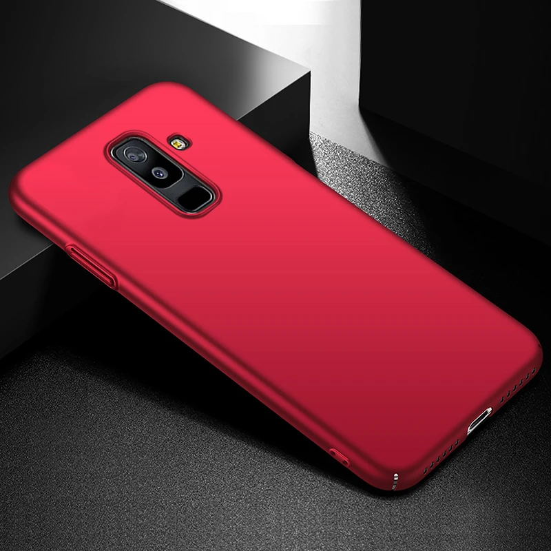 Чехол YonLinTan для Samsung galaxy A6 A 6 A6S Plus 2018 Жесткий из поликарбоната простая матовая