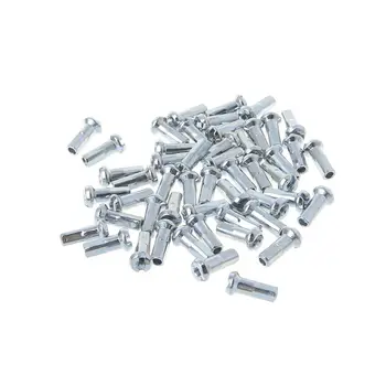 

50 Pcs/Set Bicycle Spoke Cap 14G 12mm Steel Metal Cover MTB Bike Parts Fixed Gear Folding Bikes Universal Practical Accessories