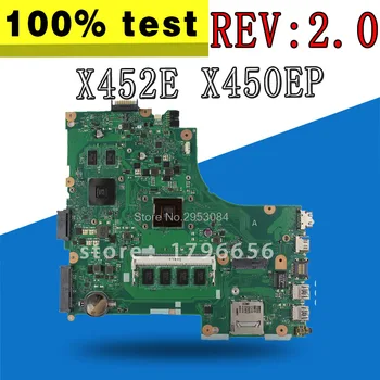 

For Asus X452E X450EP REV:2.0 integrated Laptop Motherboard fully tested & working perfect S-4