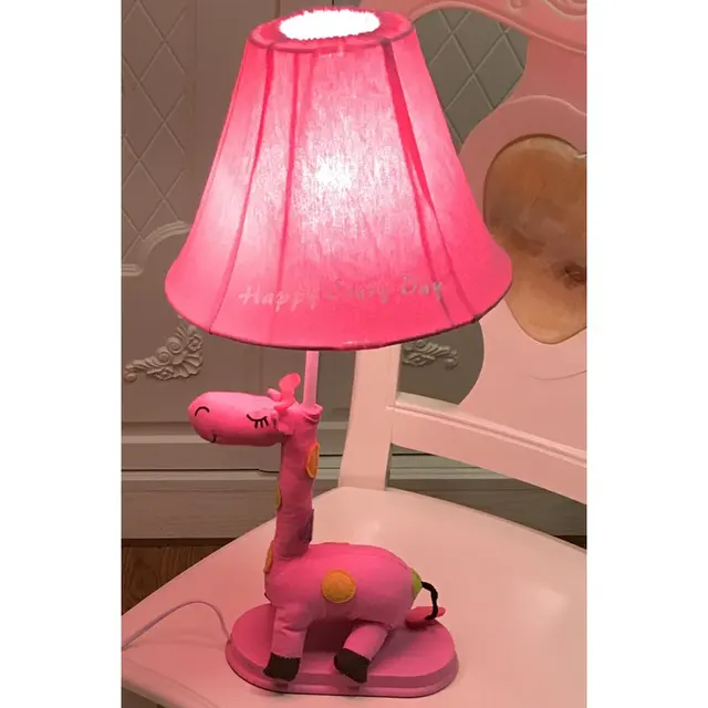 New Modern Cute fabric Giraffe floor lamp romantic rural Study Room