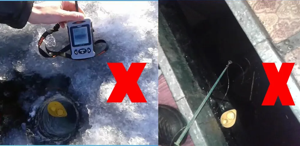 Inventor dos Peixes sem Fio Passeios de Barco Rio de Gelo do Inverno Menu Russa Sorte 100% Original Portátil 100 m - 130ft Oceano Fishingc3 40 Ffw1108-1 20 High Quality Esporte e Lazer