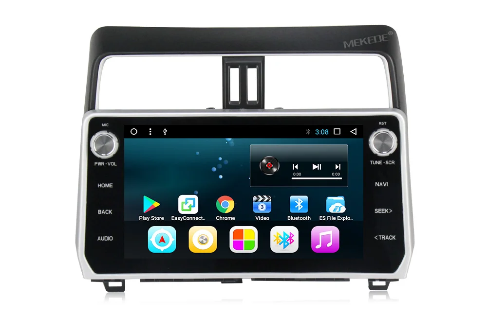 Excellent topway T3 Android 7.1  Car DVD multimedia player for toyota prado 2017 2018  with 3G WIFI BT SWC 2G RAM 16G ROM free shipping 24