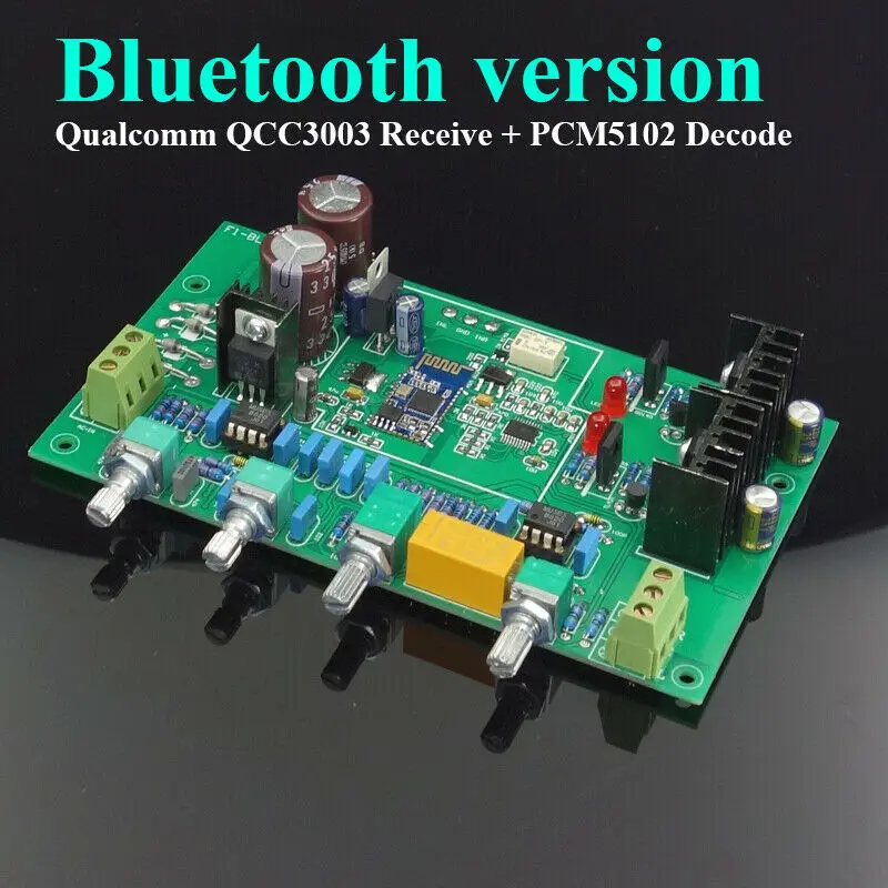 HiFi Bluetooth 5,0 класс A предусилитель стерео аудио усилитель бас Средний контроль высоких частот
