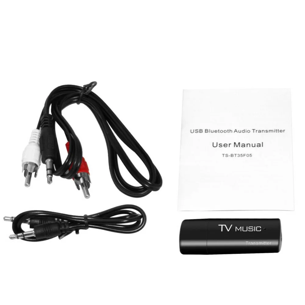 JINSHENGDA USB Bluetooth Stereo Audio Transmitter 3.5mm Music Dongle