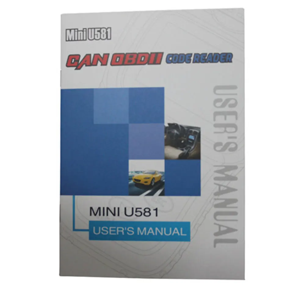 MEMOSCAN Mini U581 OBDII Автомобильный диагностический сканер неисправностей инструмент