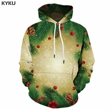 KYKU Christmas Tree Hoodie Men Funny Sweatshirt Vintage Man Apple 3d Printed Hoodies Harajuku Xmas Anime Mens Clothing Winter