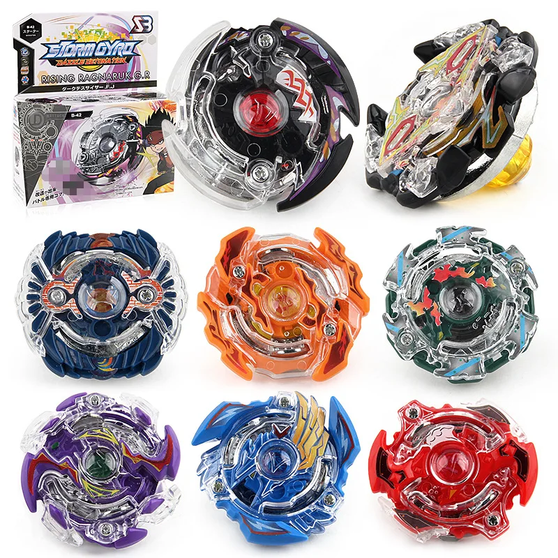 

8 Types Beybleyd Burst Bey Blade Gyro with Grip Launcher Toys for Children Fusion Metal Alloy Battle Game for Kids