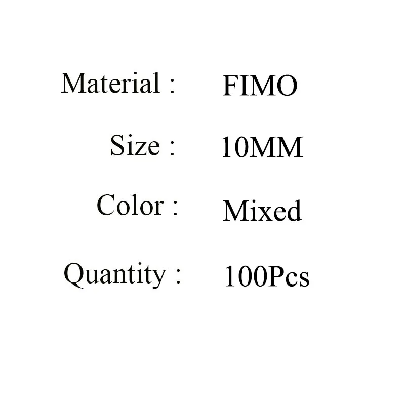 Бесплатная доставка бусины 10 мм 100 шт./лот BUTTERFLY FIMO из полимерной глины