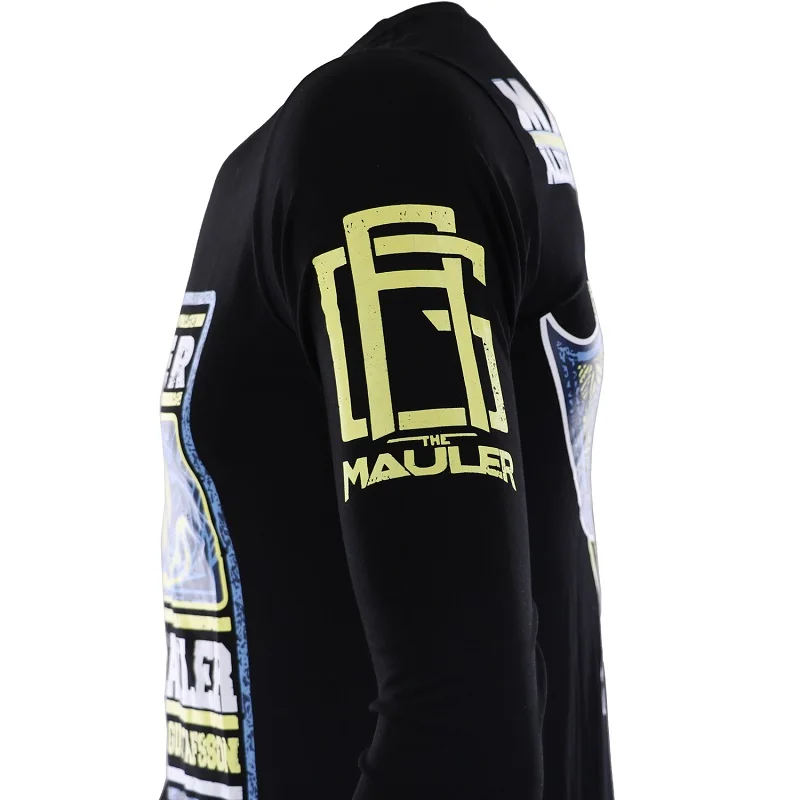 Боксерские Майки трикотажные изделия Тайгер Муай Тай Рашгард mma jiu jitsu sauna suit rashguard mma футболка с длинным рукавом king боксёрские ММА рубашки