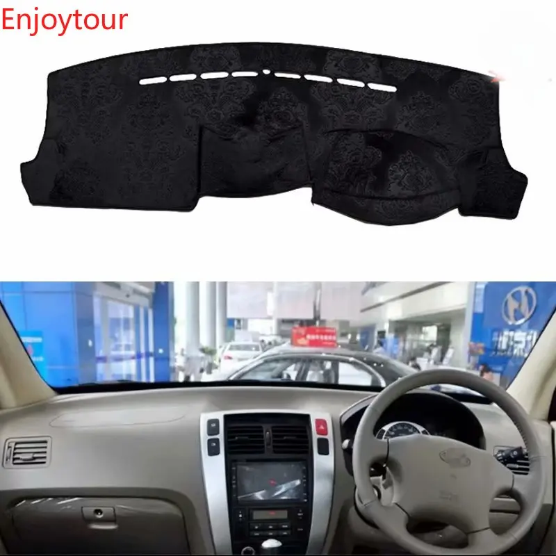Фланелевый коврик для приборной панели аксессуары на заказ hyundai tuscon ix35 2004 2005 2006 2007