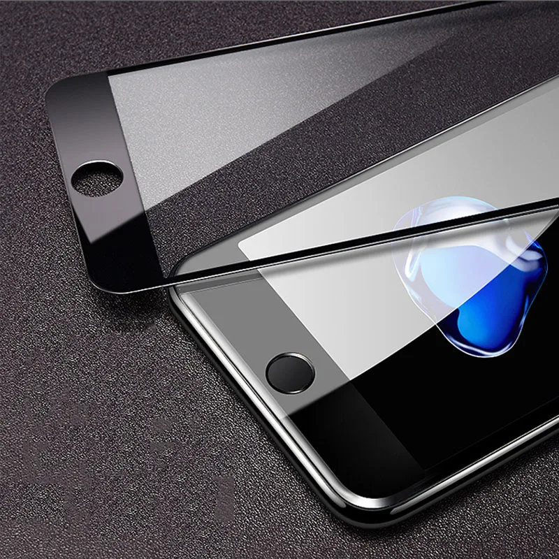 

10PCS Full Cover Screen Protector For iPhone X XS MAX XR Tempered Glass Protective Film For iPhone 8 7 plus 6 6s ProtectiveGlass