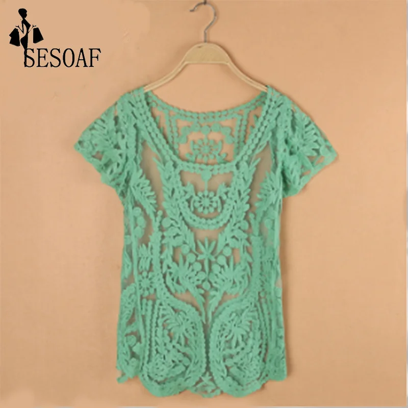 Compare Prices on Sheer Green Blouse- Online Shopping/Buy