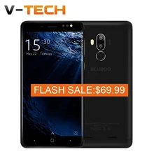 Флэш-продажи оригинальный bluboo D1 мобильный телефон 5.0 “HD 8.0MP двойной задняя камера MTK6580A Quad Core 2 г оперативной памяти 16 г ROM Android 7.0 2600 мАч