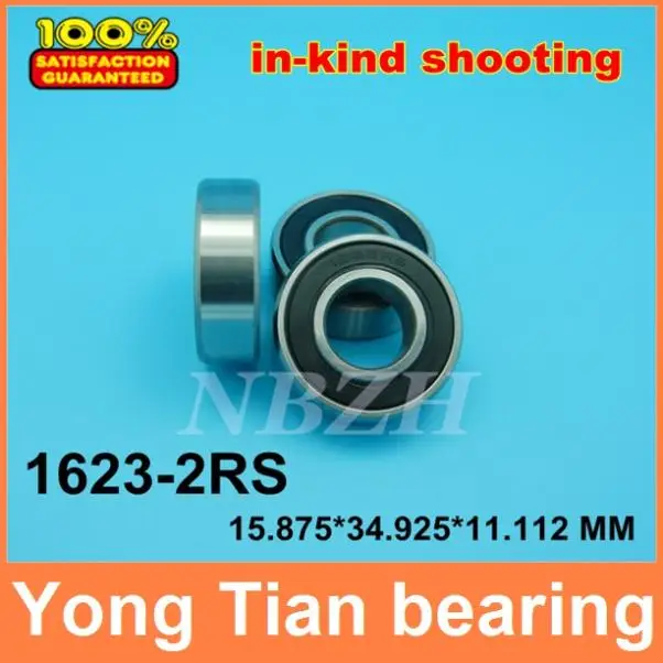

(1pcs) High quality inch bearings 1623-2RS 5/8"x1 3/8"x7/16" inch 15.875*34.925*11.112 mm