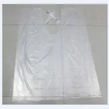 200 шт./лот одноразовая Резка волос салонная накидка платье/для подстригания волос салон накидка стилиста нейлон Парикмахерская накидка