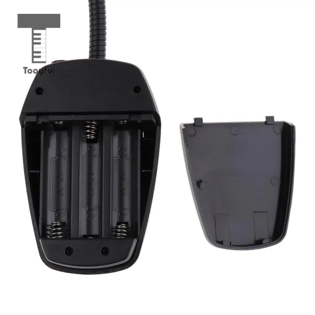Tooyful Foldable 9 LED Music Stand Light Music Score Lamp Clip-on Reading Light Stage Accessory Black